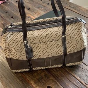 Coach Handbag 👜 with Logo Print